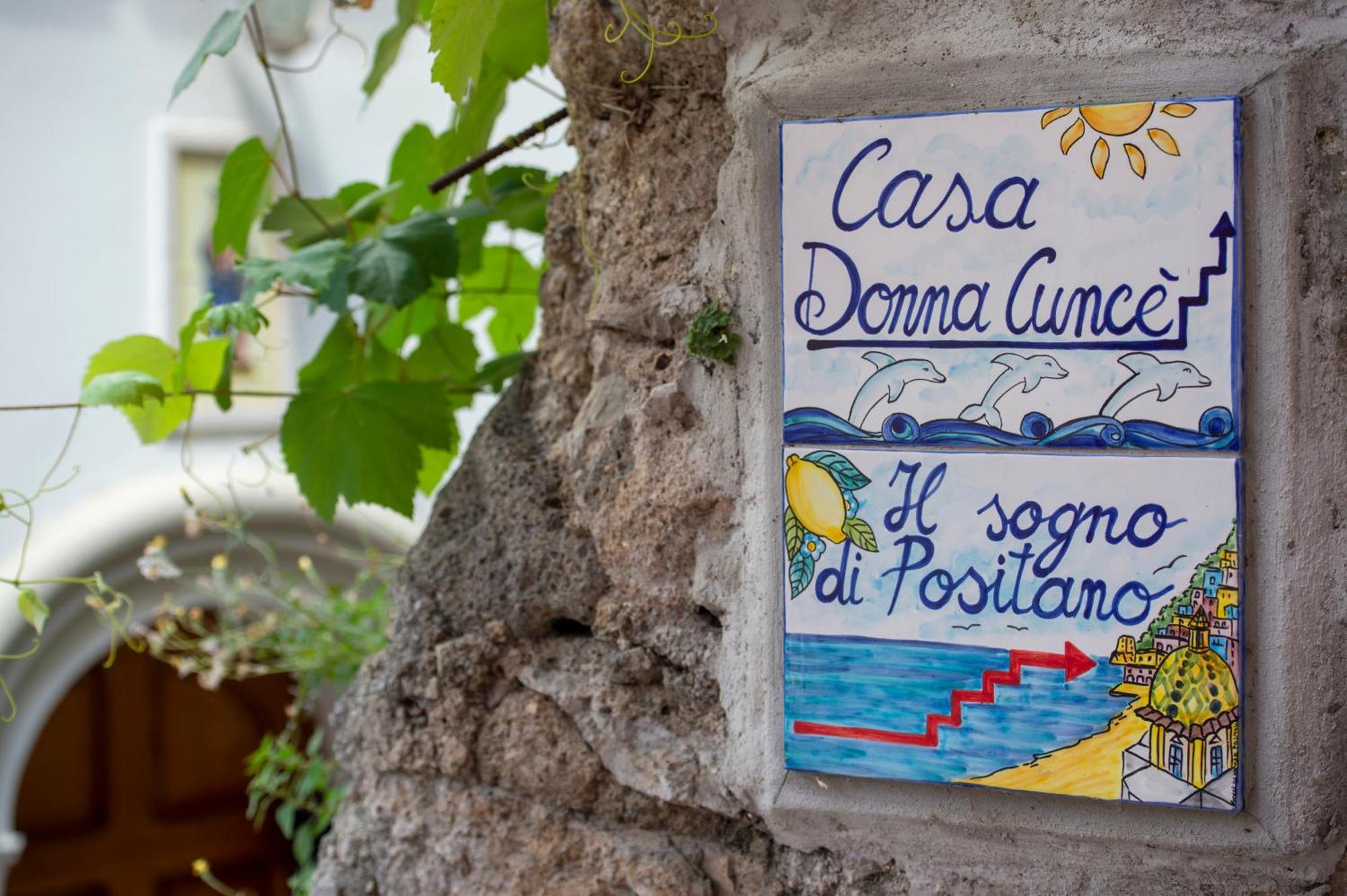 Casa Donna Cunce Villa Positano Exterior photo